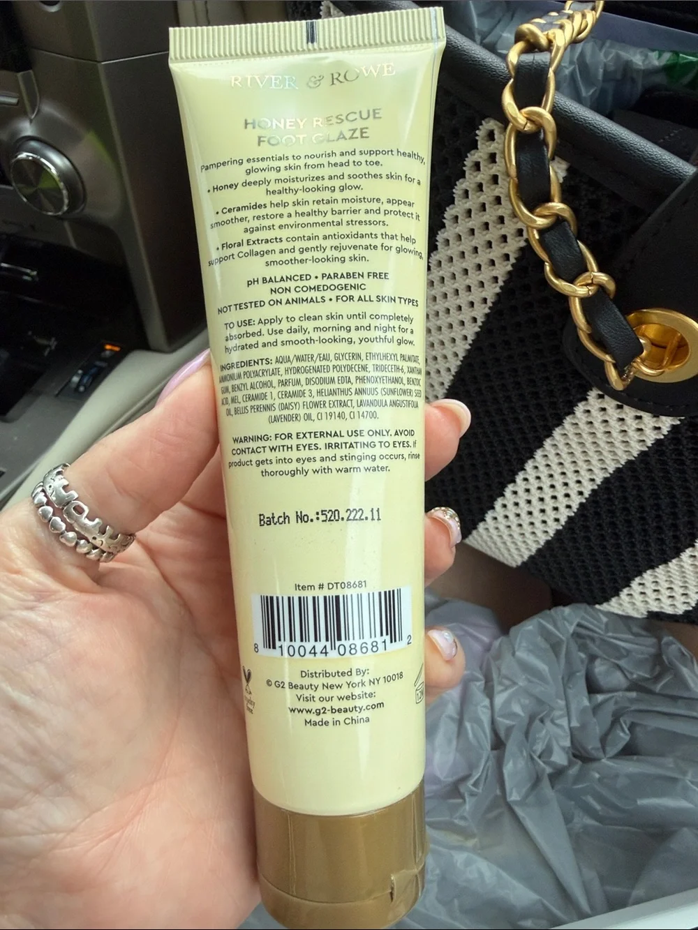 River & Rowe Honey Rescue Foot Glaze - Pale Yellow